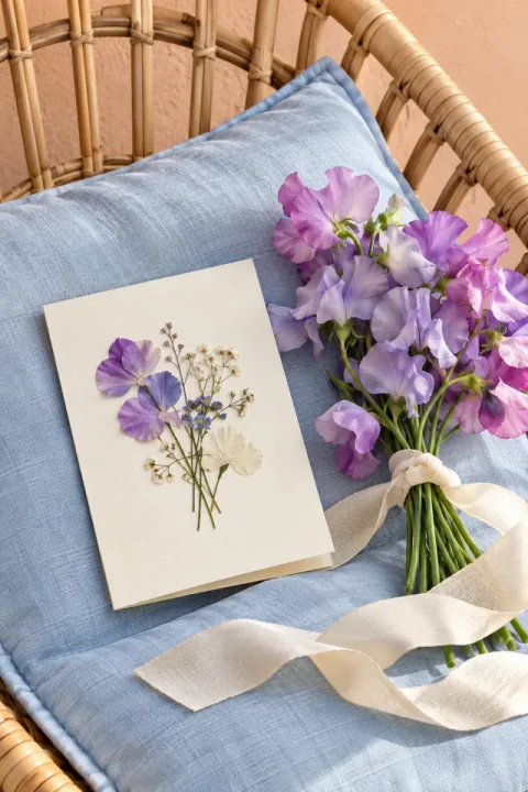 Geparsdeblommekaartjie vir Moedersdag