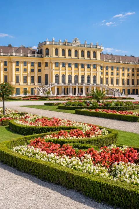 Schönbrunns solrige parterre
