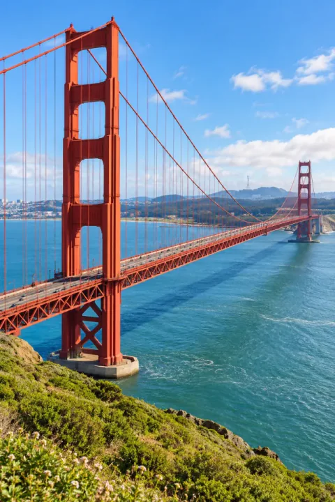Golden Gate uz vedru obalu