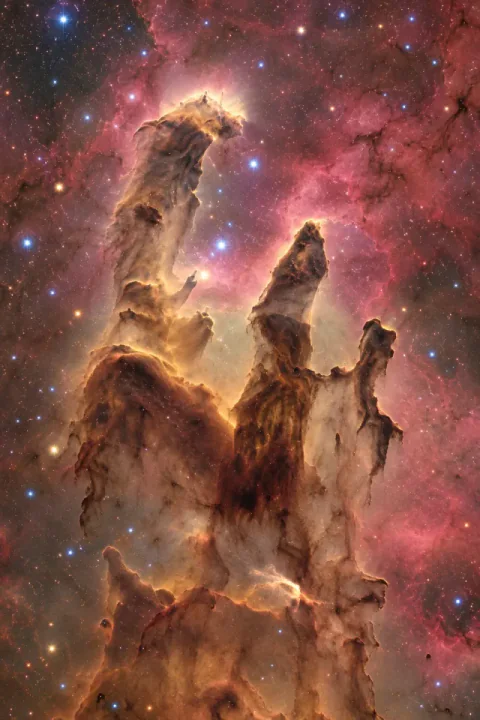 Kolumny gazowe Mgławicy Orzeł